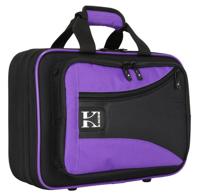 Kaces Lightweight Hardshell Clarinet Case, Purple