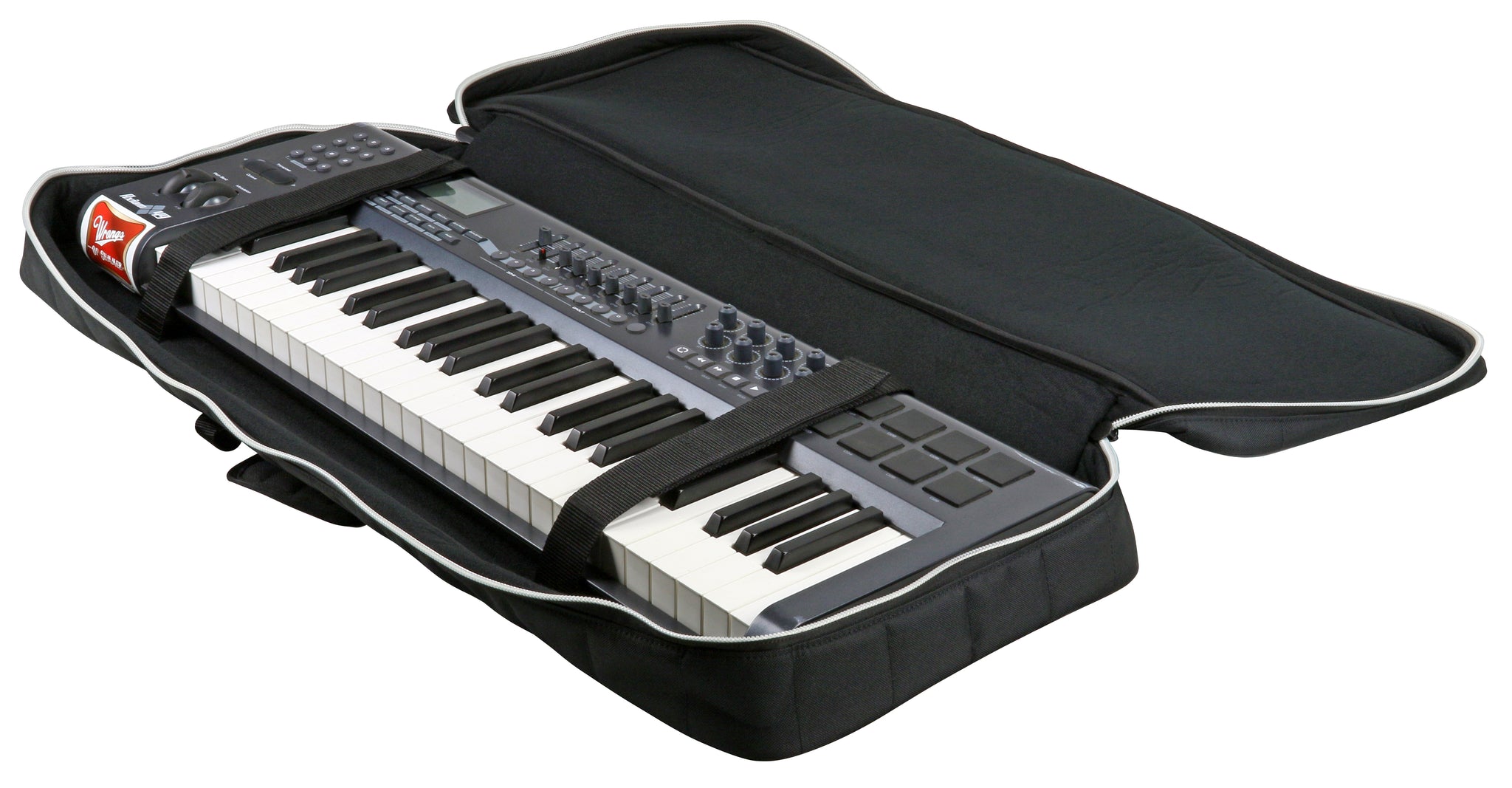 thumbnail image 2 of Sutekus 49-Key Keyboard Bag - 38.5x16.5x5.2 Inch Padded Gig Bag With Shoulder Straps & Storage Pockets 2 of 13